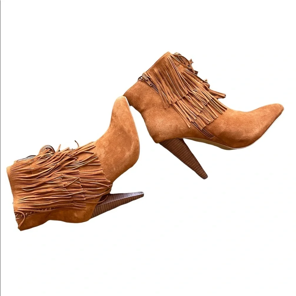 Steve Madden Myrakle Fringed Pointed Toe Boots